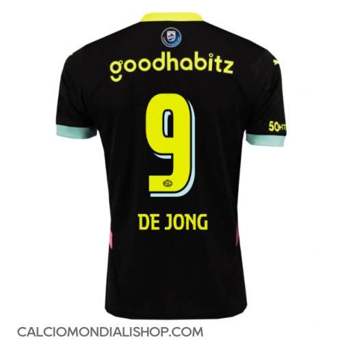 Maglie da calcio PSV Eindhoven Luuk de Jong #9 Seconda Maglia 2024-25 Manica Corta